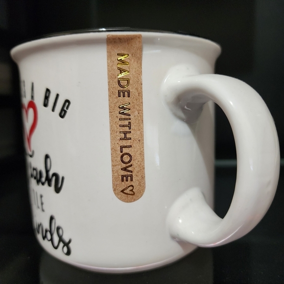 White and black Teacher coffee cup NWT - Picture 3 of 4